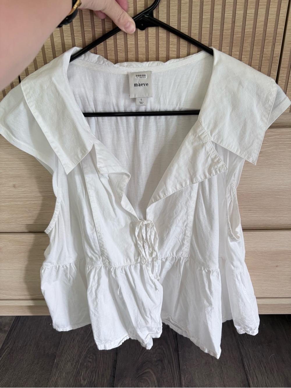 NWOT Anthropologie Maeve Peplum Top Size Large. Retails $78